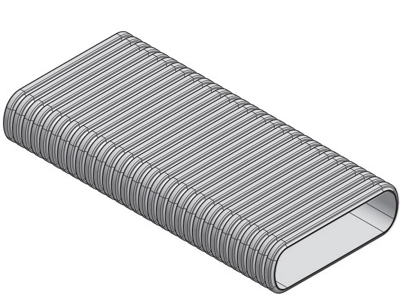 Flachkanal-Kunststoff
