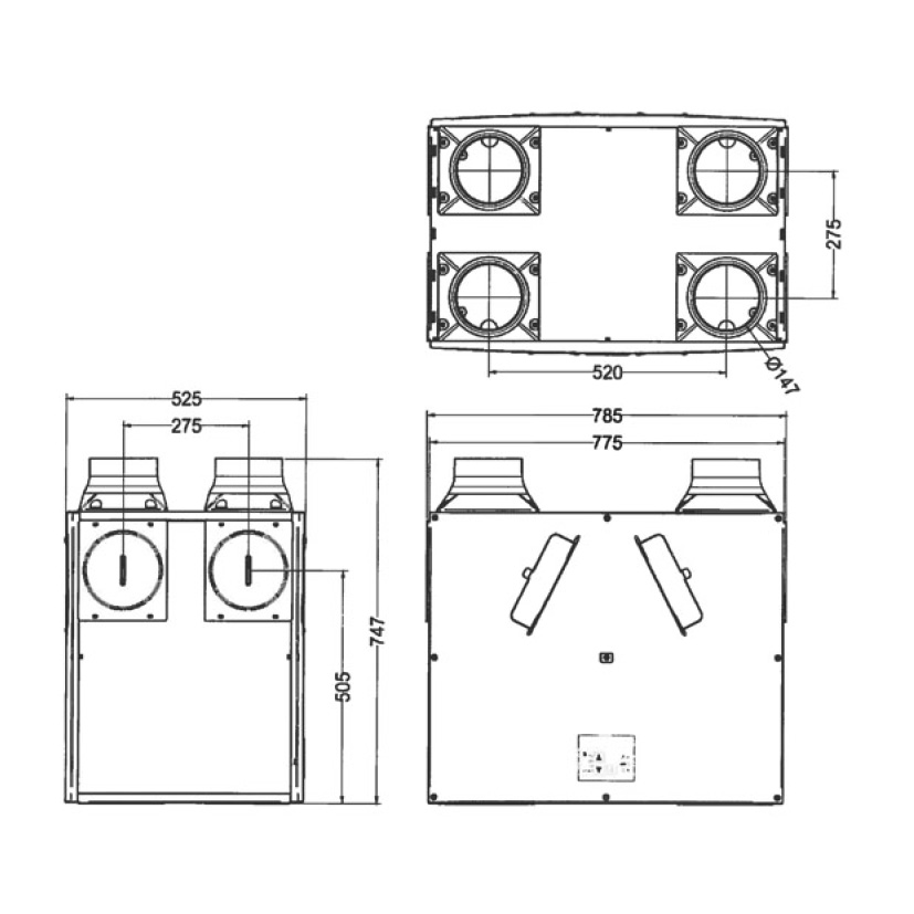 Zentrales Lüftungsgerät Westaflex 430WAC