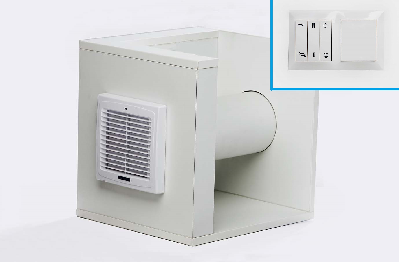 Dezentrales Wohnungslüftungsgerät SET