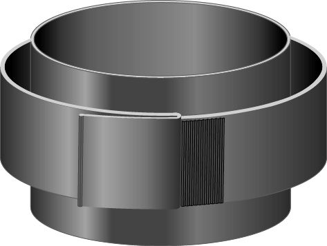 EPE-Schaumrohr-Steckmuffe