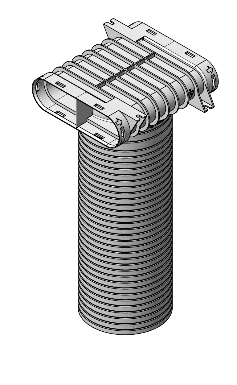 Umlenkstück, einseitig geschlossen