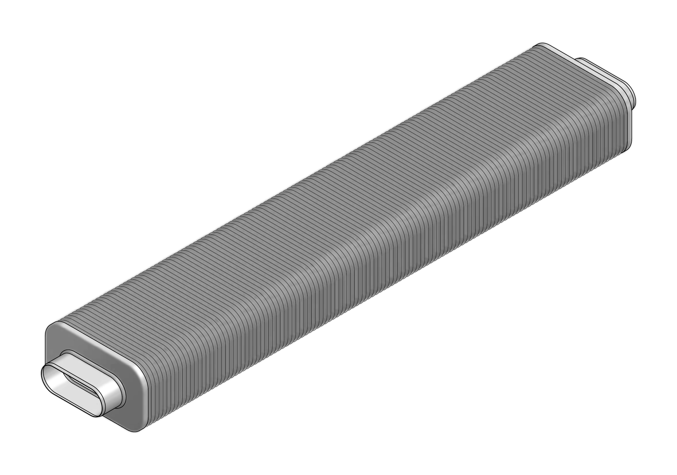 Quadrosilent (ovaler Anschluss) ohne Mineralfasern