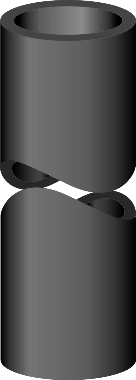 EPE-Schaumrohr Längenelement, Länge = 2 m