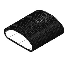 Flachkanal-Kunststoff