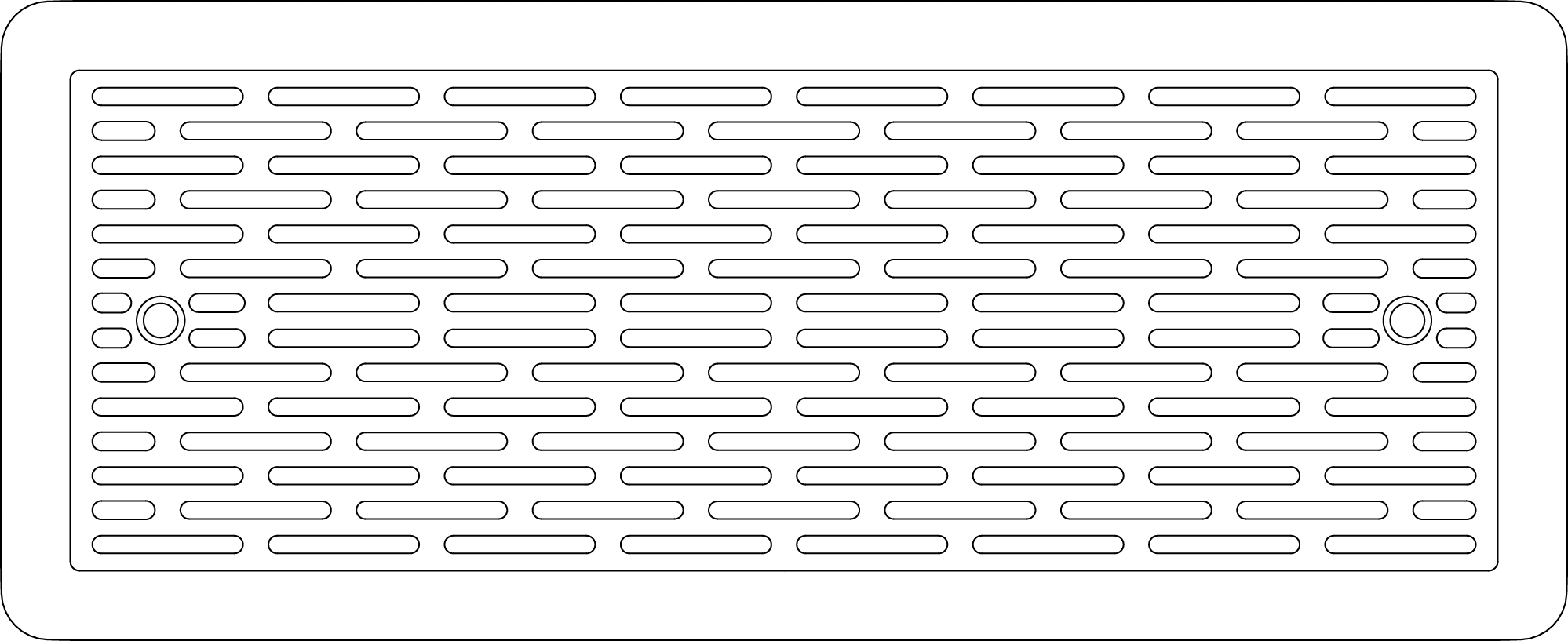 Abdeckgitter Wandauslass Alu weiß